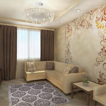 Ковер российский D740 DARK GRAY - коллекция SERENITY