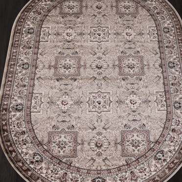 Ковер D868 - BEIGE - Овал COLIZEY