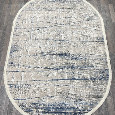 Турецкий ковер 40200A_COKME BEJ / MAVI овал