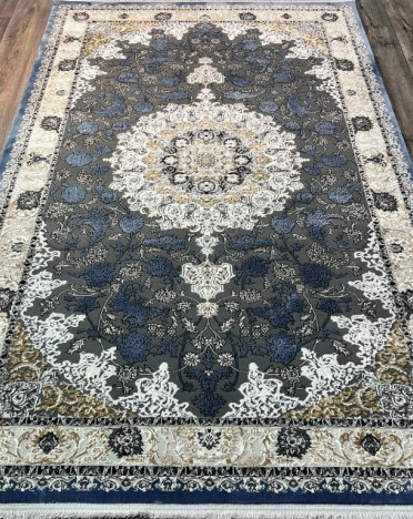 Турецкий ковер Turcia ISFAHAN 29047A (Полиэстер, синий)