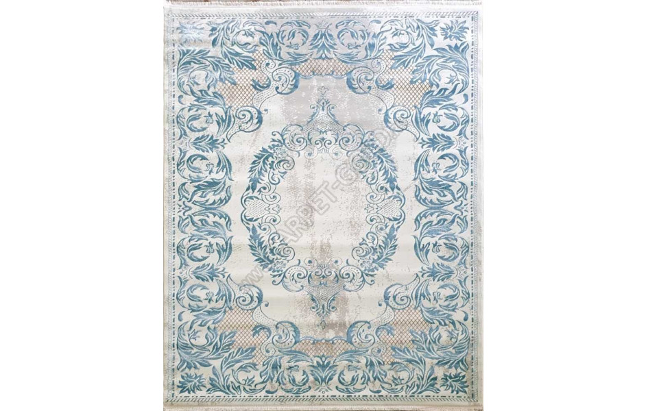 Турецкий ковер Amatis Lux 36567A STAN BLUE / BLUE