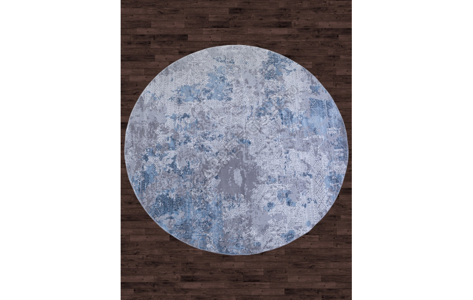 Ковер 03851A - BLUE / BLUE - Круг ARMINA